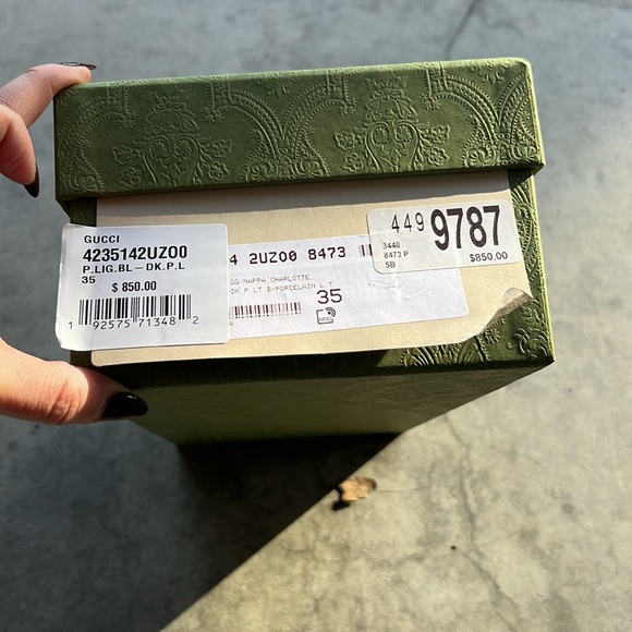 Gucci Logo Canvas Princetown Mule - Picture 7 of 8